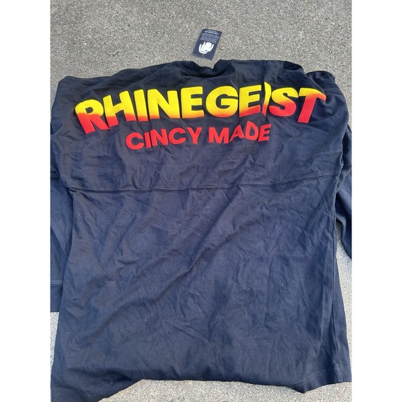 Spirit Jersey Rhinegeist Cincy Made Long Sleeve Shirt Puff Print Sz Medium - Picture 10 of 12